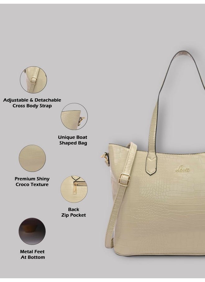 Lavie Lavie HAILON Large Tote (BEIGE)  - Image 3