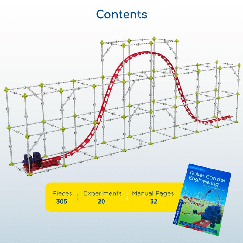 Thames & Kosmos Roller Coaster Engineering STEM Kit | Design, Build, Experiment w/ Working Roller Coaster Models | Explore Physics, Forces, Motion, Energy, Velocity & More | Solve Building Challenges - Image 3