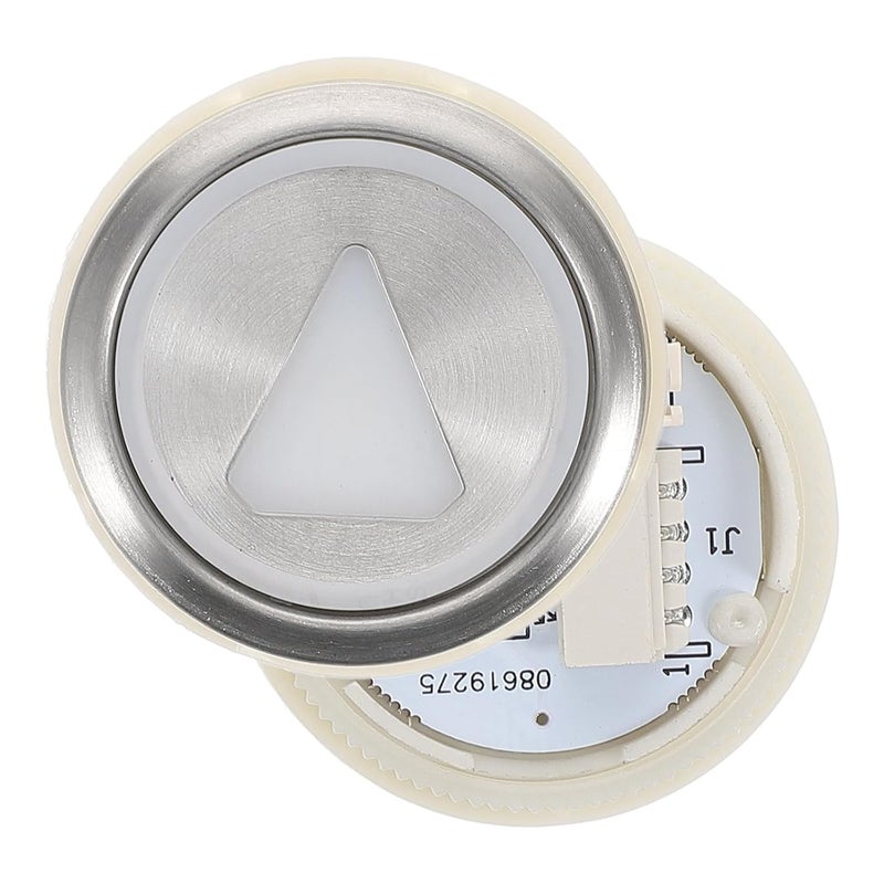 زر جرس إنذار مصعد بديل من الفولاذ المقاوم للصدأ، زر جرس تحذير دائري، قطعة غيار للمصعد - Image 1