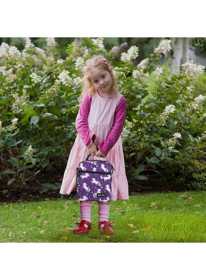 Hap Tim Kids Lunch Box for Girls Boys, Reusable Lunch Bag for Kids, Spacious Lunchbox, Insulated Lunchbag, Purple Unicorn(18654-PP) - Image 2