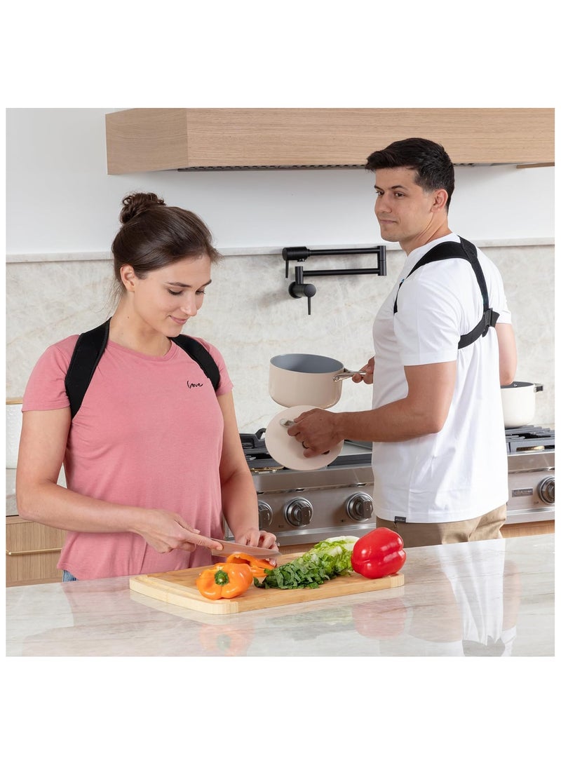 Posture Corrector-Back Brace for Men and Women- Fully Adjustable Straightener for Mid, Upper Spine Support- Neck, Shoulder, Clavicle and Back Pain Relief-Breathable - Image 3