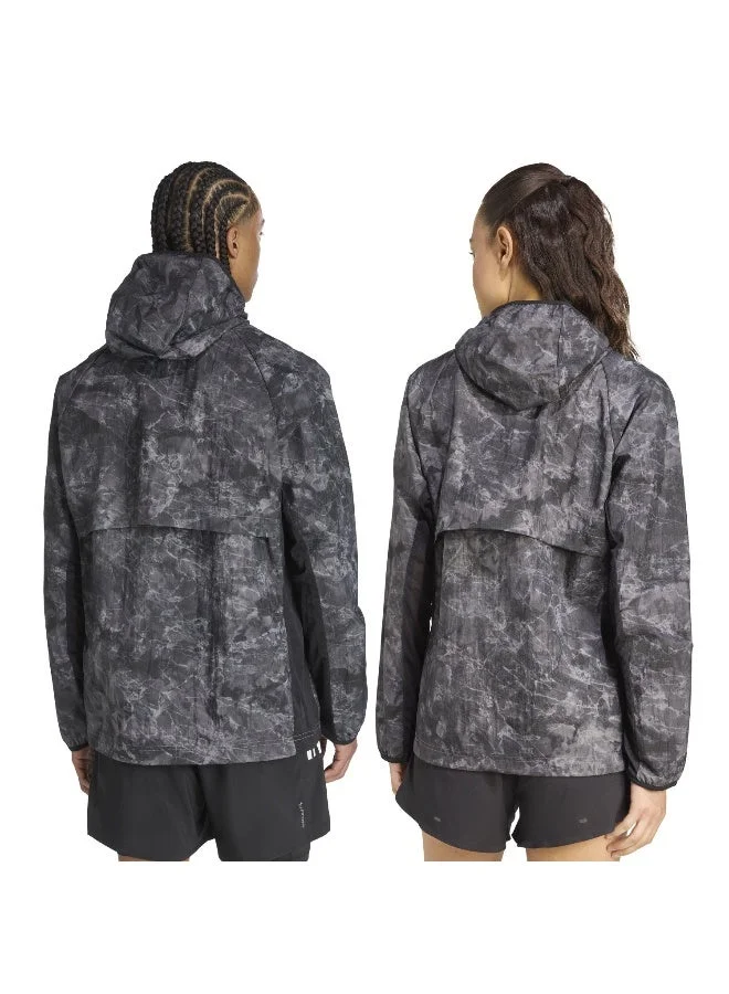 Adidas Own The Run Spray Dye Hoodie Unitefit