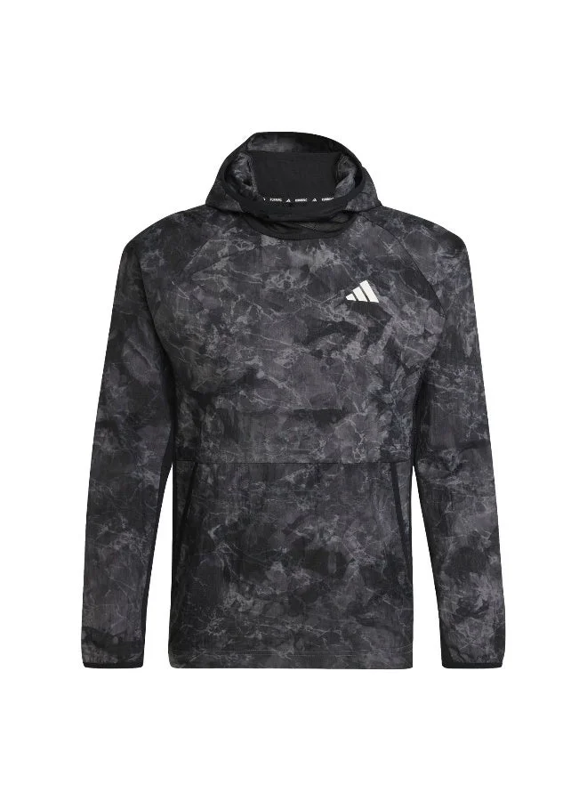 Adidas Own The Run Spray Dye Hoodie Unitefit
