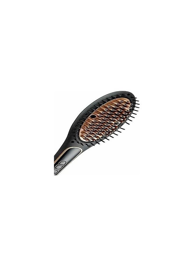 sokany - Sokany Thermal Hair Straightener Brush for Salon Straight Hair - Black Sokany Ceramic Hair Straightener Brush Ionic 1030I_ 1 Year Warranty - Image 1