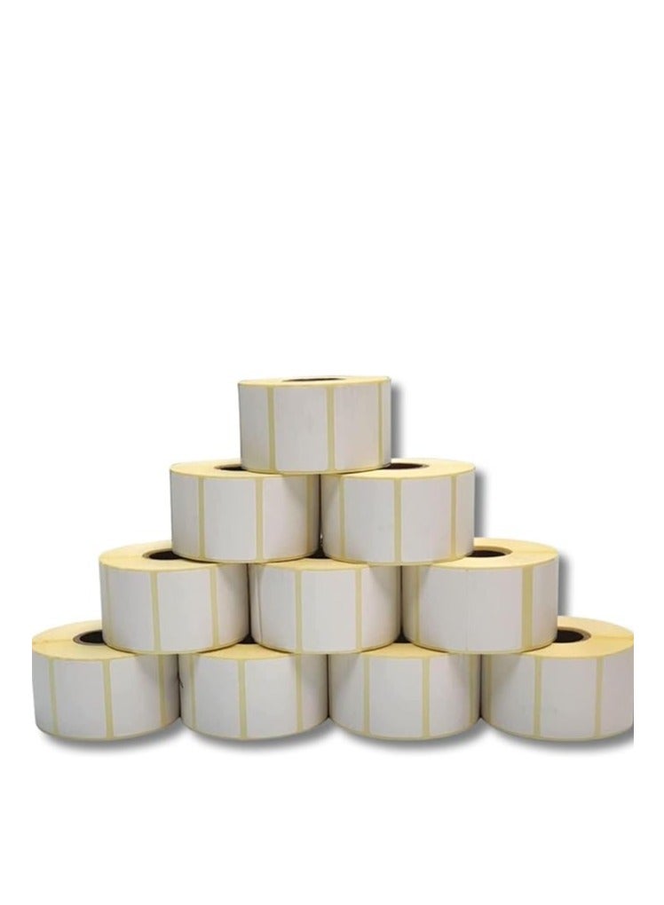 Terabyte Direct Thermal Barcode Label Sticker POS 38mm x 40mm  1000 Labels per  10 Rolls - Image 2