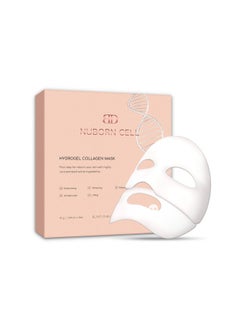BLANC DUBU BLANC DUBU NUBORN CELL Hydrogel Collagen Mask | Advanced Stem Cell Hydrogel Sheet Face Mask for Dry Skin | 2% Niacinamide, Hydrolyzed Collagen, Peptides and Hyaluronic Acids | Made in Korea 4-Pack  - Image 1