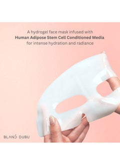 BLANC DUBU BLANC DUBU NUBORN CELL Hydrogel Collagen Mask | Advanced Stem Cell Hydrogel Sheet Face Mask for Dry Skin | 2% Niacinamide, Hydrolyzed Collagen, Peptides and Hyaluronic Acids | Made in Korea 4-Pack  - Image 3
