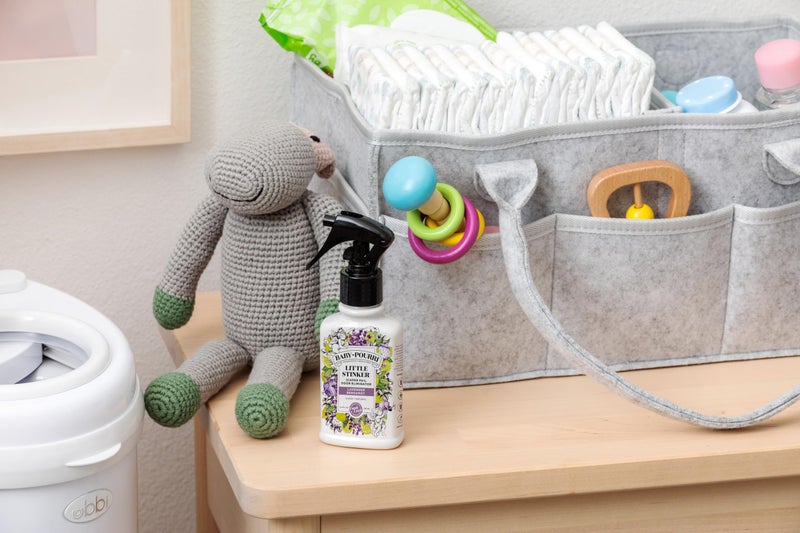 بوو - بوري Baby-Pourri Little Stinker Diaper Pail Odor Freshener Spray, 3.4 Fl Oz - Lavender, Bergamot, Eucalyptus and Vanilla - Image 4