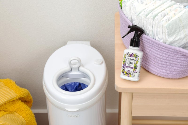 بوو - بوري Baby-Pourri Little Stinker Diaper Pail Odor Freshener Spray, 3.4 Fl Oz - Lavender, Bergamot, Eucalyptus and Vanilla - Image 3