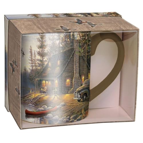 Lang Lake Retreat Mug by Sam Timm, 14 oz., Multicolored - Image 2