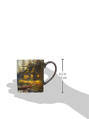 Lang Lake Retreat Mug by Sam Timm, 14 oz., Multicolored - Image 3