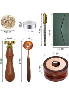DMG TECH Sealing Wax Beads Kit 600Pcs Diy Wax Seal Set Includes 24 Colors Wax Seal Beads Wax Warmer Wax Stamp Envelopes Metallic Pen For Gifts Letters Crafts Wedding Invitation And Decoration Sealing  - Image 3