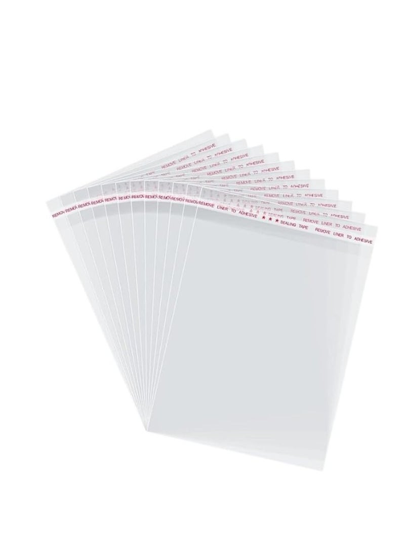 Terabyte 6 X 9 inches 250 count(approx) Resealable Cellophane Plastic Bag for Photo Frames, Greeting Cards, Food Items and Jewellery - Image 1