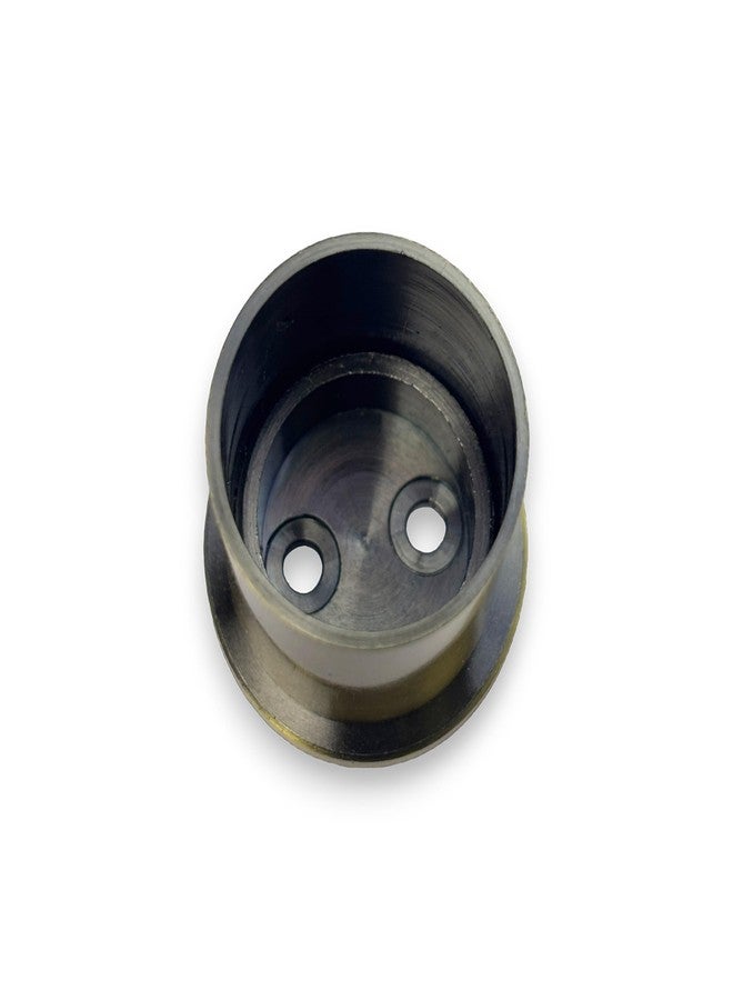 Moksh Plus Conceal Socket 3/4 Inch/19mm Fully Brass Material Plate Conceal Bracket for Wall to Wall Curtain Window Rods, Perfect for Pipe and Attractive Finials (Pack of 1 Pcs.) (Antique) - Image 5