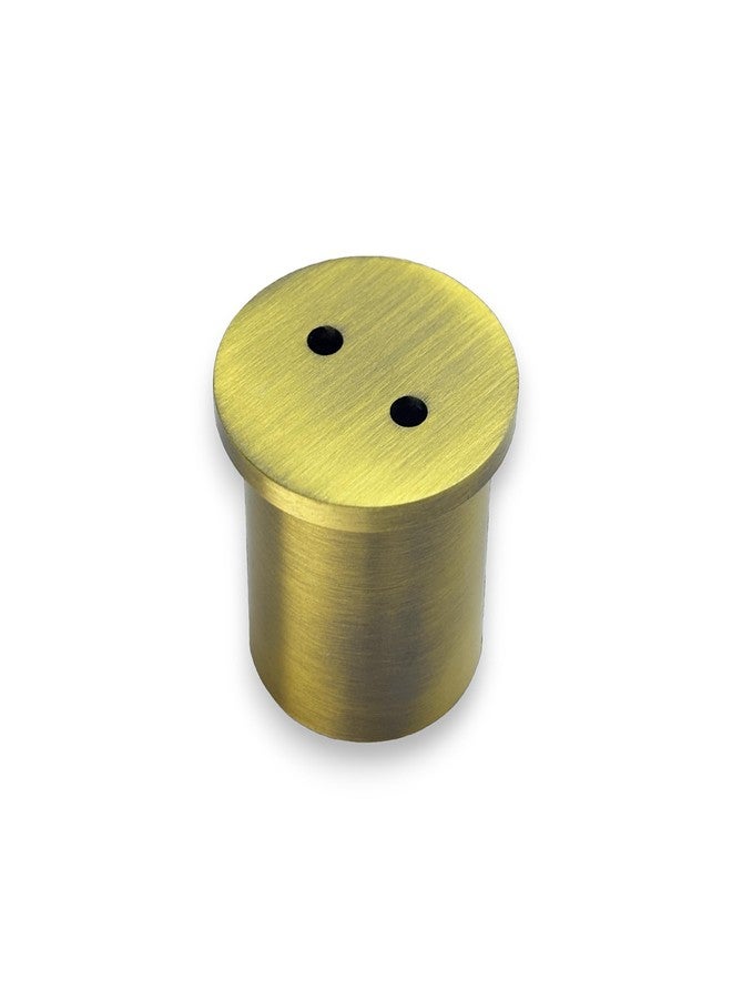 Moksh Plus Conceal Socket 3/4 Inch/19mm Fully Brass Material Plate Conceal Bracket for Wall to Wall Curtain Window Rods, Perfect for Pipe and Attractive Finials (Pack of 1 Pcs.) (Antique) - Image 3