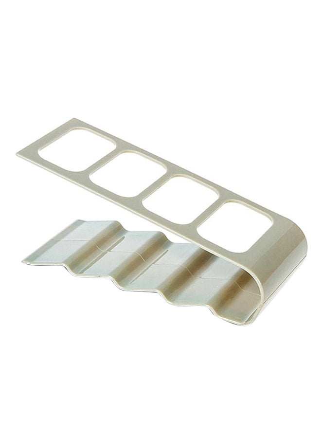 NIBEMINENT Storage Holder Desktop Plastic Rack Grey Medium