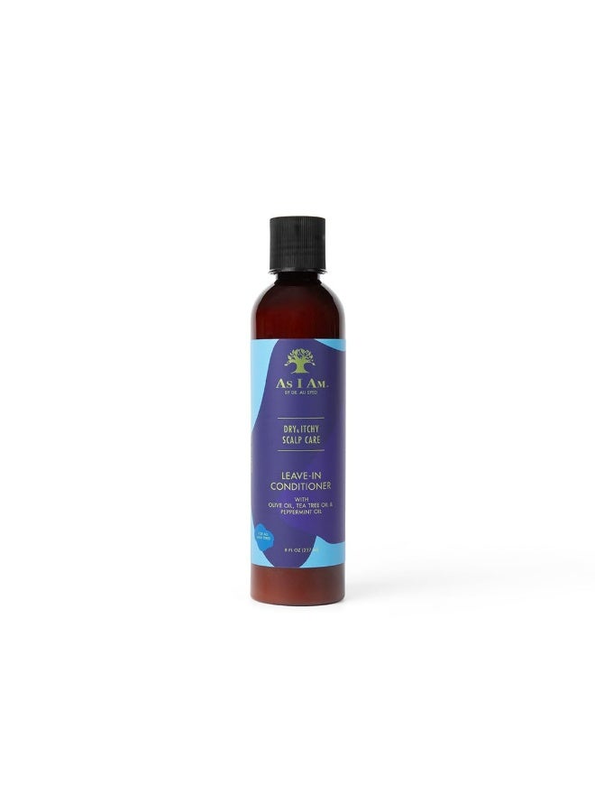 As I Am Dry And Itchy Scalp Care Leave In Conditioner With Olive Oil Tea Tree Oil And Peppermint Oil 237 ML