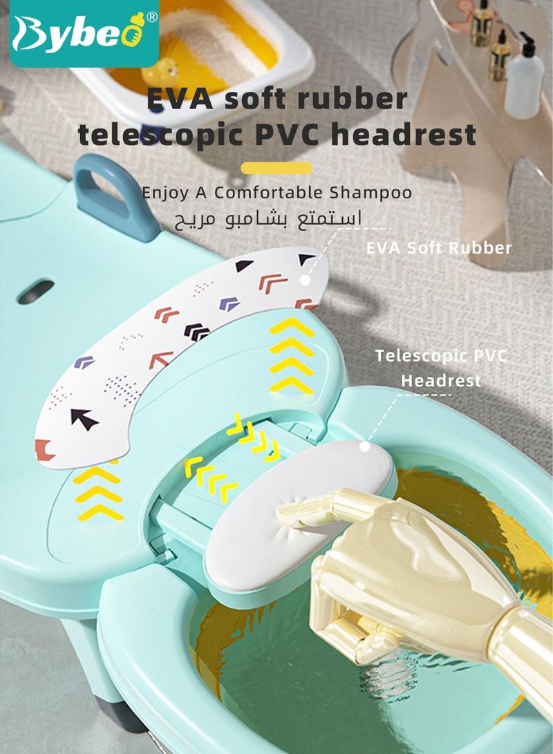 Bybeo Toddler Head Hair Rinser Salon Chair With Baby Bath Washing Hair Shower Shampoo Cup for Infants Kids - Image 4
