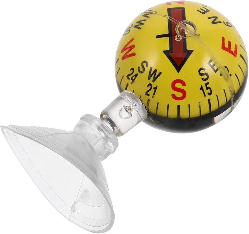 38 ملم كأس شفط بلاستيكي سيارة بوصلة لوحة القيادة جبل أداة ملاحة محمولة للسيارات - Image 1