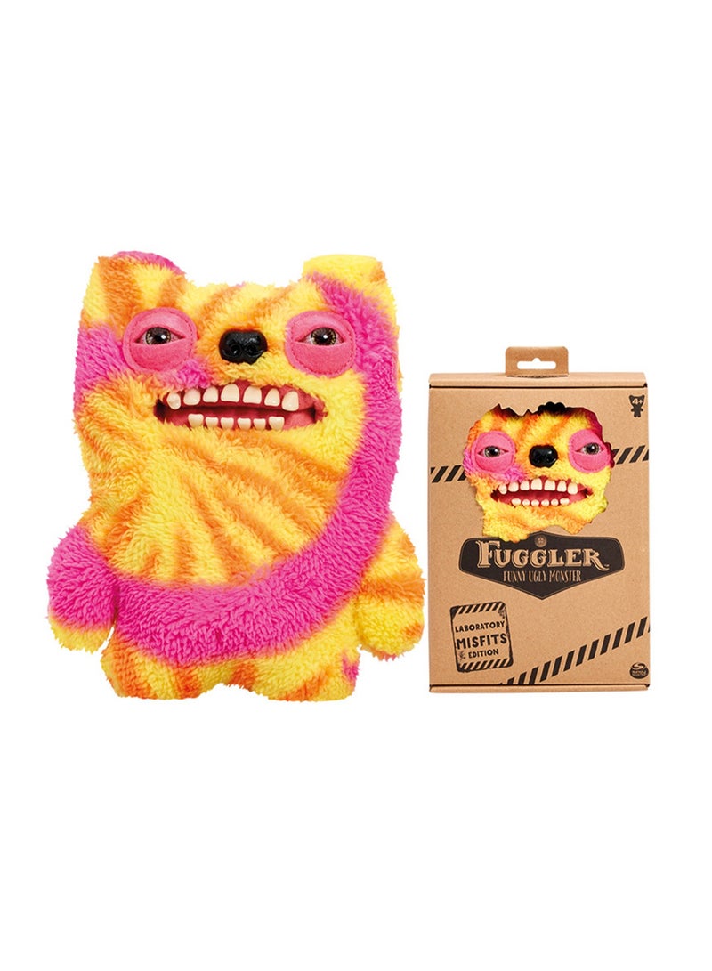 دمى وحش قبيحة لطيفة ومضحكة، دمى وحش لطيفة ذات أسنان كبيرة، ألعاب قطيفة قابلة للتحصيل، دمى قطيفة وحش قبيحة(وحش الأسنان القديم الوردي) - Image 1