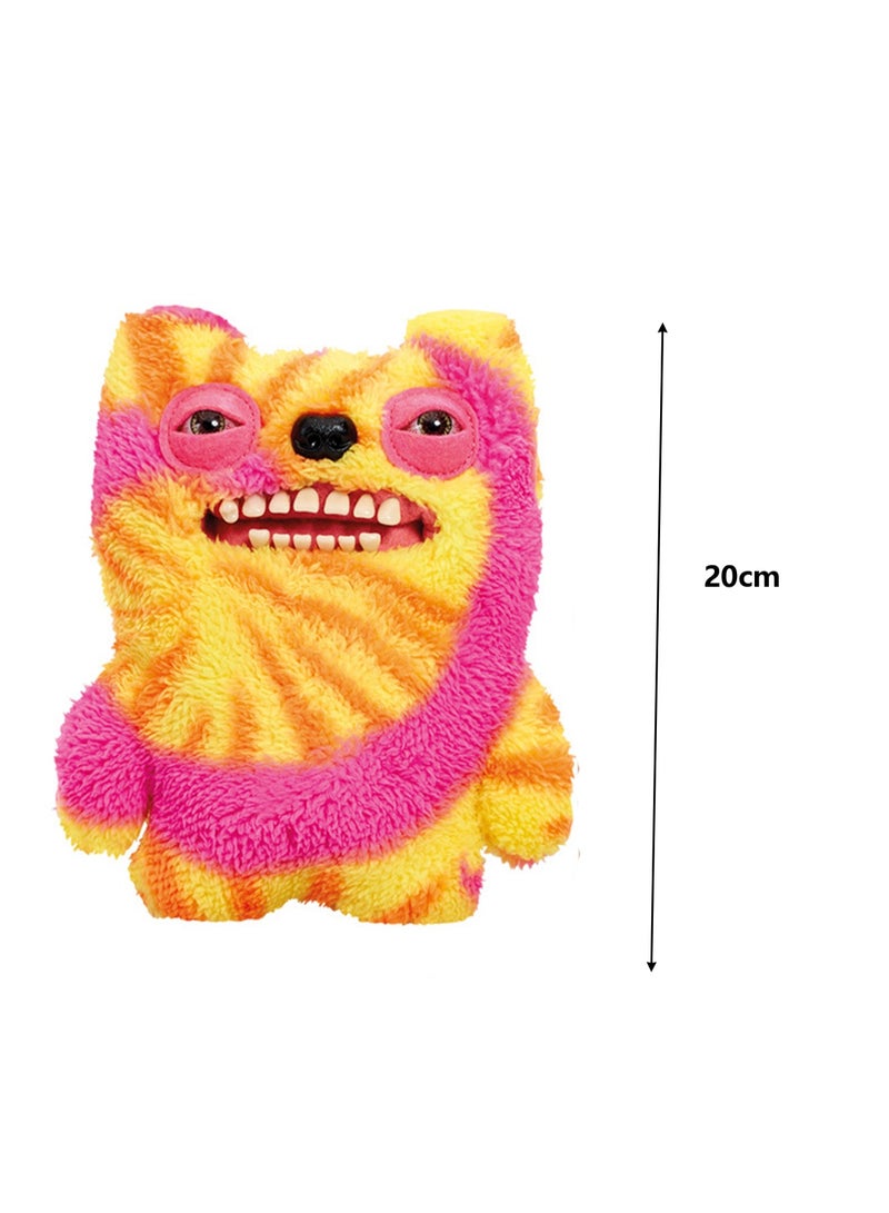 دمى وحش قبيحة لطيفة ومضحكة، دمى وحش لطيفة ذات أسنان كبيرة، ألعاب قطيفة قابلة للتحصيل، دمى قطيفة وحش قبيحة(وحش الأسنان القديم الوردي) - Image 2