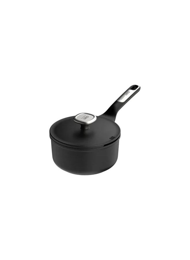 Berghoff - Non-Stick Covered Saucepan 18 cm-Black - Image 1