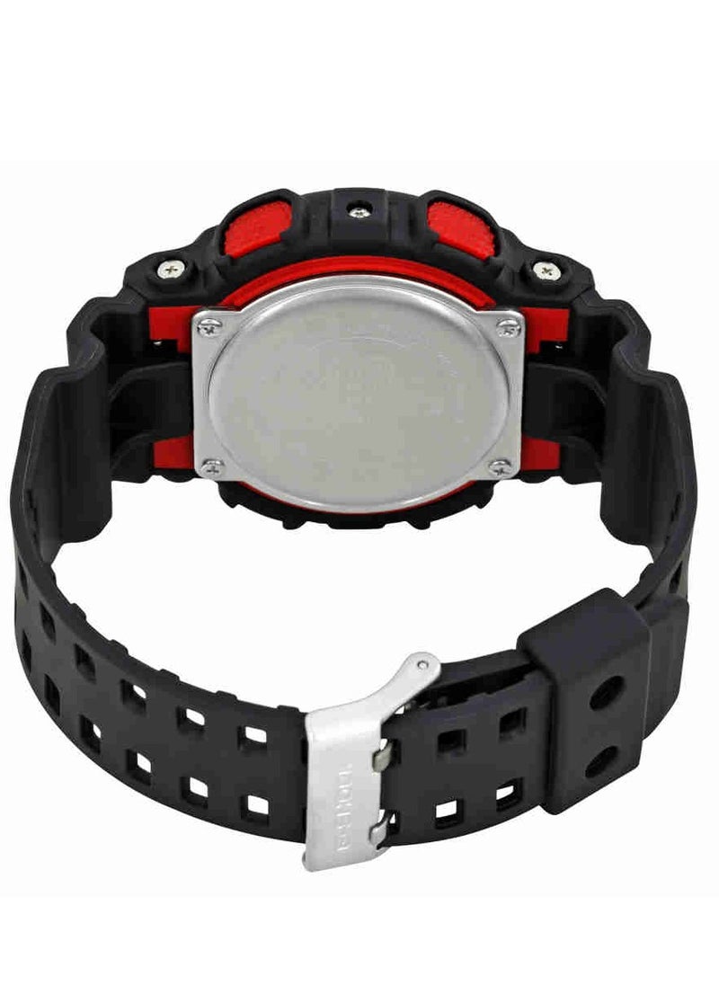 CASIO - G-Shock Analog Digital Black Watch GA100-1A4 - Image 1