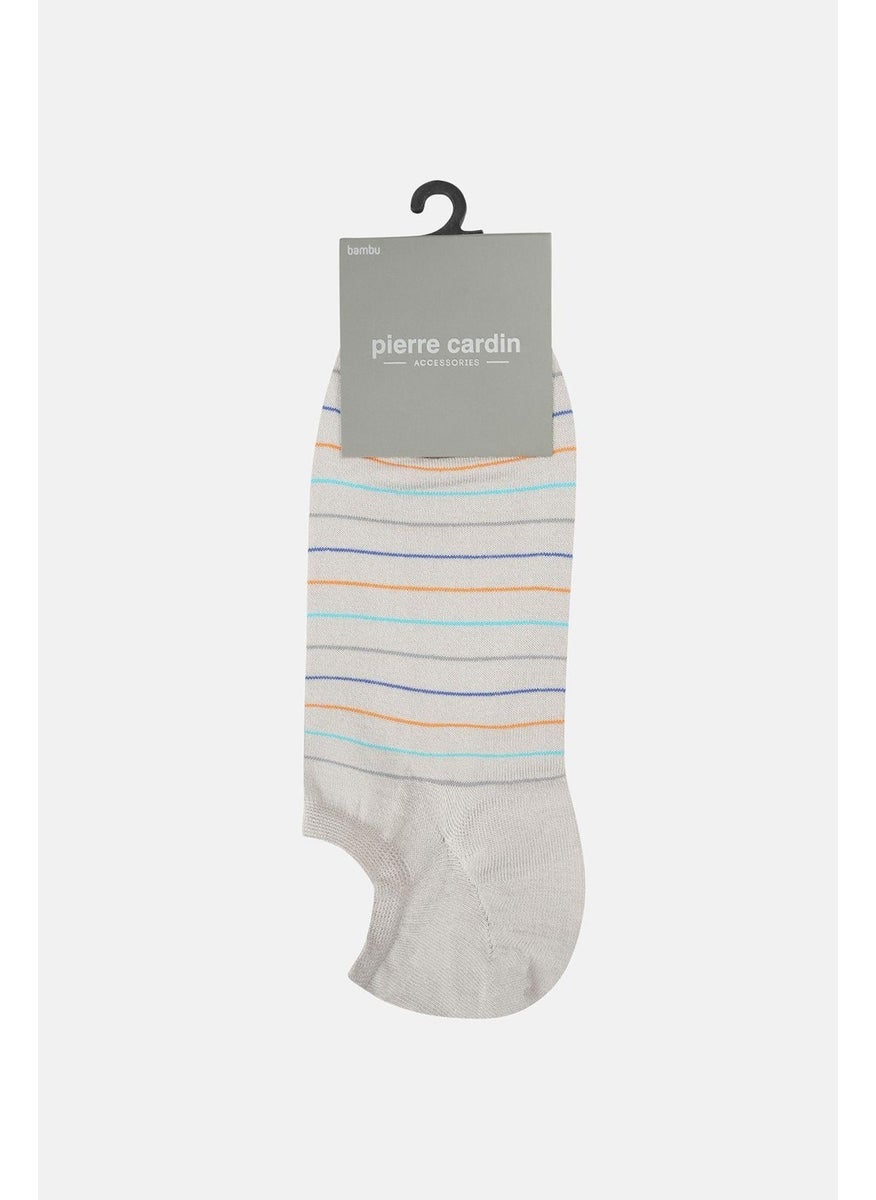 pierre cardin Bamboo 6-Pack Men's Sneakers Non-Slip Socks 3071-PC Gray  - Image 2