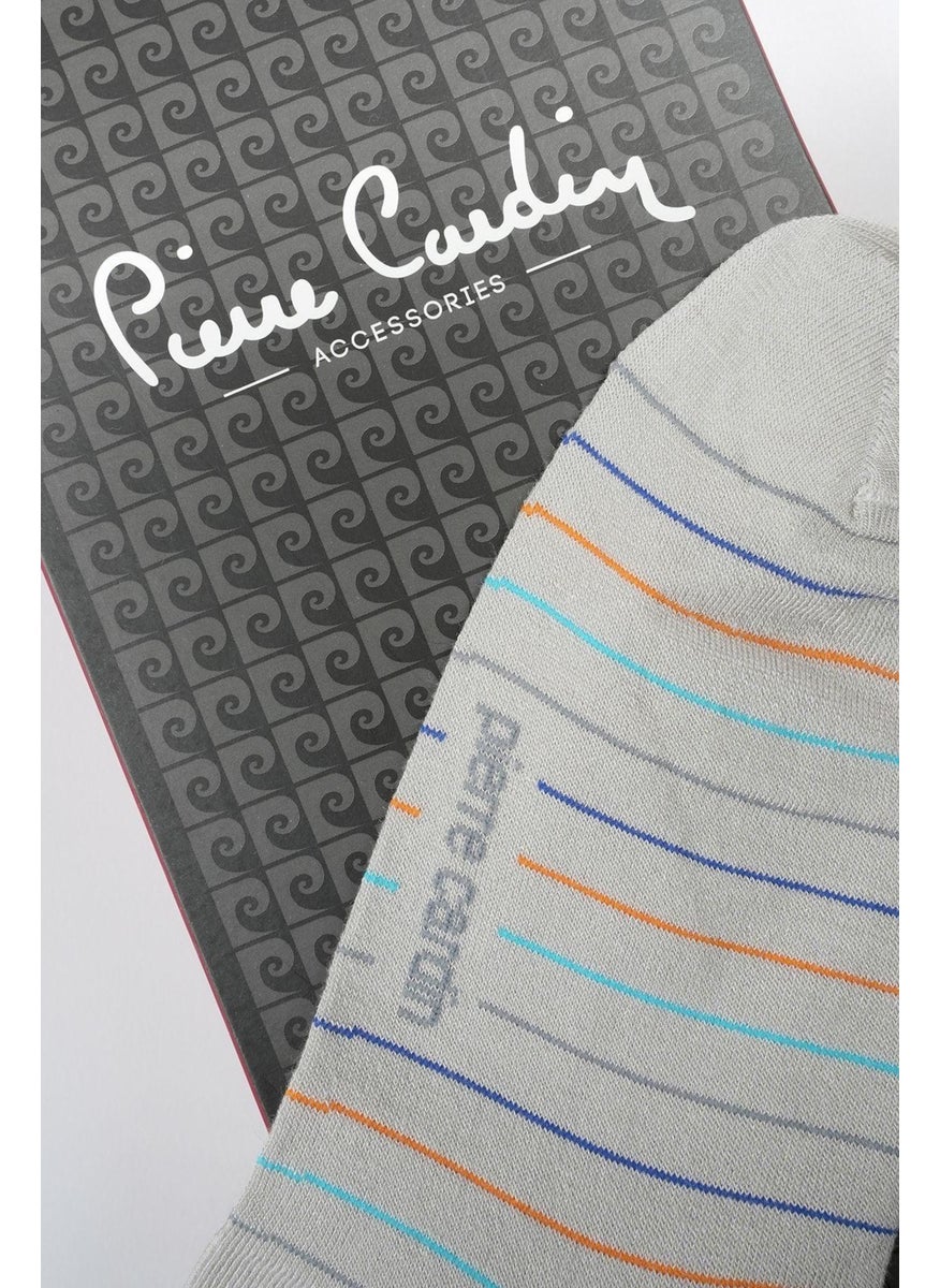 pierre cardin Bamboo 6-Pack Men's Sneakers Non-Slip Socks 3071-PC Gray  - Image 1