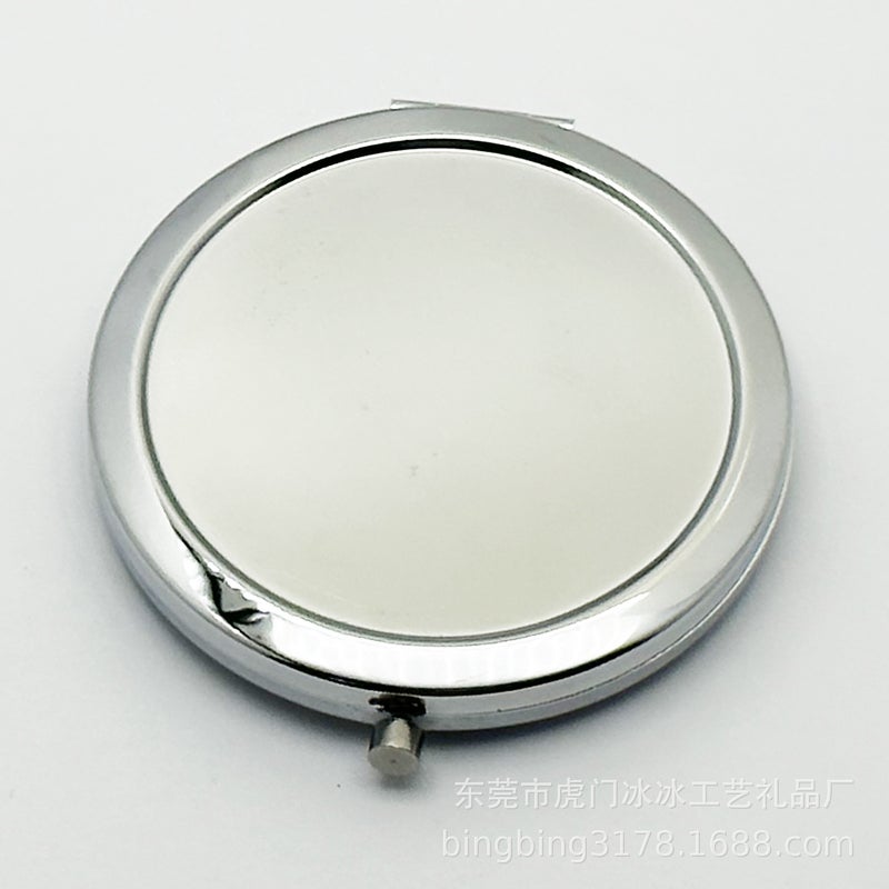 Diy Po Double-Sided Folding Metal Makeup Compact Mirror Base Accessories Baseplate Mirror Blank Portable Cream Mirror - Image 5