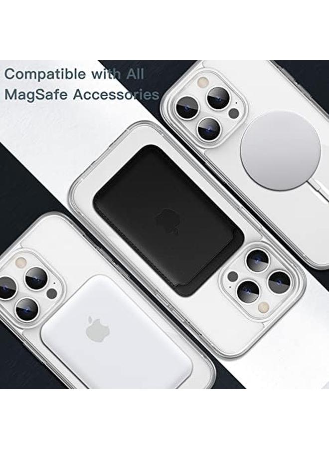 جي تيك جراب مغناطيسي لهاتف Iphone 14 Pro مقاس 6.1 بوصة متوافق مع الشحن اللاسلكي Magsafe غطاء ممتص للصدمات للهاتف مضاد للخدش شفاف - Image 4