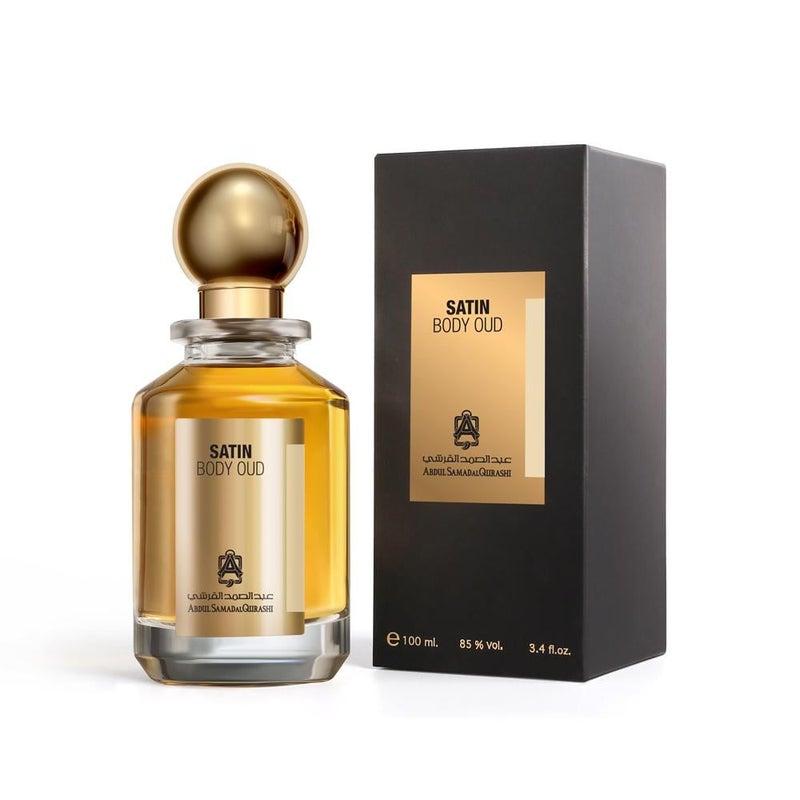 عبد الصمد القرشي  عطر بودي عود ساتن  100 مل للجنسين - Image 2