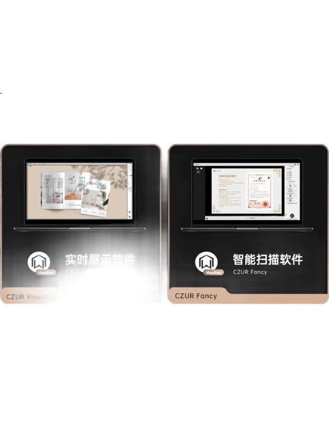 CZUR Chengzhe Fancy Video Display Stand For Online Classes, Calligraphy And Painting Training, With Microphone For Recording, Video And Photo Capture, 4K Projection For A3/A4 Documents - Image 2