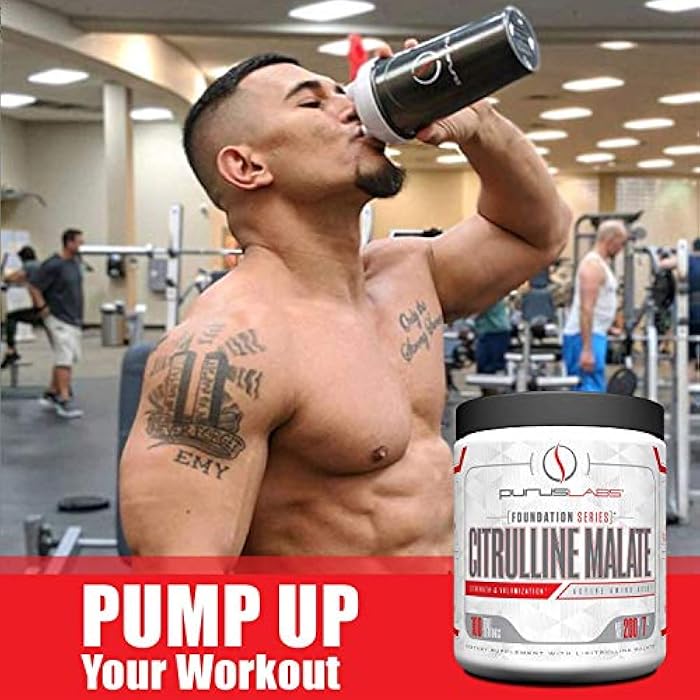 Purus Labs Foundation Series Citrulline Malate Powder | Active Amino Acid L-Citrulline | Strength, Volume, & Recovery | 100 Servings (Unflavored) - Image 4