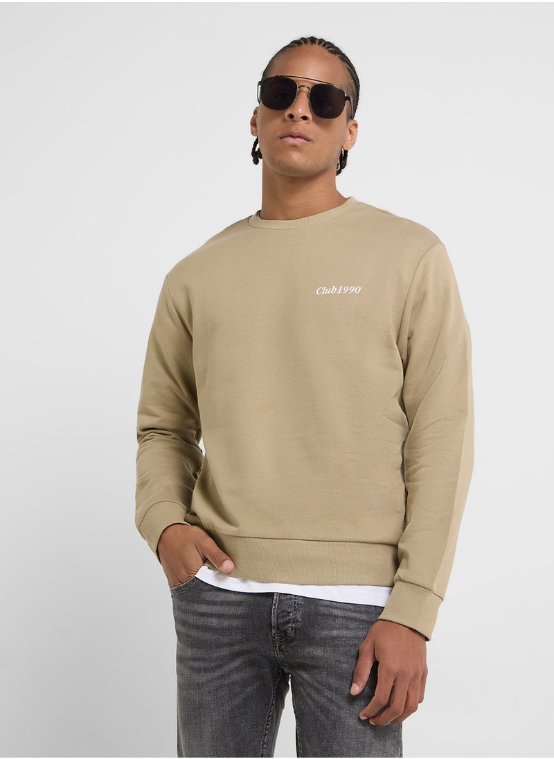 JACK & JONES - Logo Print Sweatshirt - Image 1