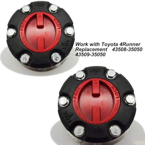 koxuyim كوكوييم 2 قطع أقفال العجلات زوج من محور العجلة لسيارة تويوتا بيك أب 1986-1995 4Runner 1993-1994 T100 1987-1989 فان بديل 43508-35050/43509-35050 - Image 2