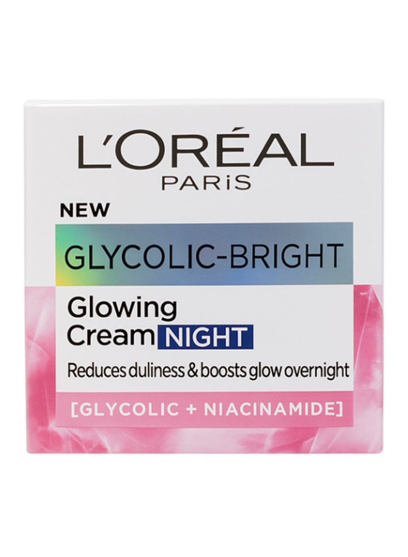 Glycolic-Bright Glowing Night Cream with Glycolic Acid & Niacinamide – 50ml