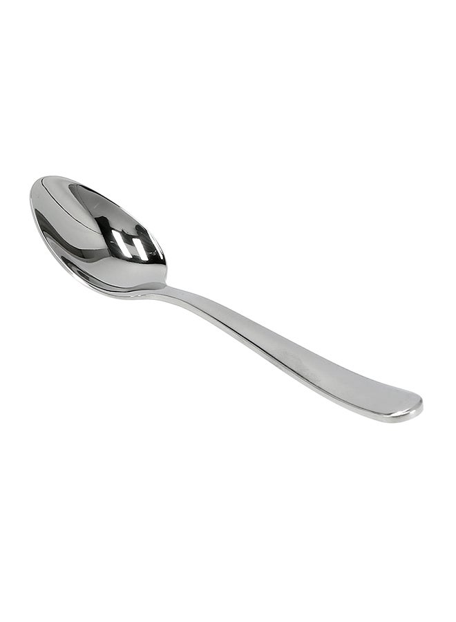 Royalford 2-Piece Coffee Spoon Set Silver/Black - Image 1