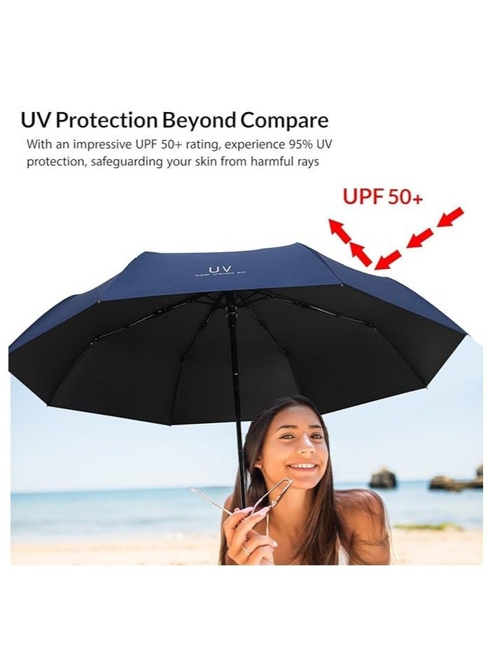 UV Foldable Umbrella for Winter, Summer and Sun Protection with UPF 50+, Automatic Open/Close Function – For Rainy Day, Summer - pzsku/Z5AC0945D8938C6D4AEFEZ/45/_/1724381344/68d4b0db-3a20-4ab3-b860-60a5dafe5058