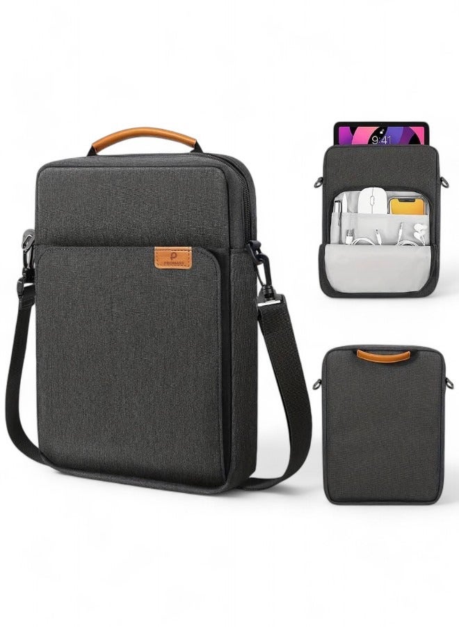 بروماس حقيبة كمبيوتر لوحي (12-13 انش) 12.9 بوصة متوافقة مع iPad Pro 12.9 M2 2022/2021/2020 Surface Laptop Go 12.4 بوصة Galaxy Tab S8+/S9+ 12.4 بوصة 2022/2023 حقيبة حمل بمقبض و يمكن حملها على الكتف