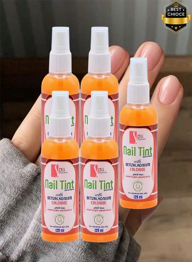 سبا سيستم 5 قطع صبغة أظافر بكلوريد البنزالكونيوم 125 مل - Image 1