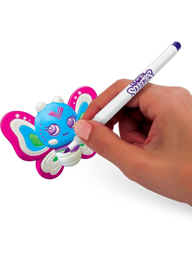 Shimmer N Sparkle مجموعة كرازي آرت شيمر 'ن سباركل كرا-زي-سكويسييز لون بنفسك سكويسييز كيت - Image 3