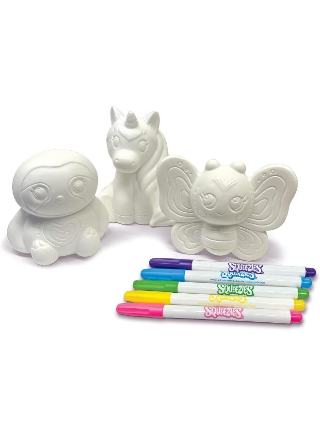 Shimmer N Sparkle مجموعة كرازي آرت شيمر 'ن سباركل كرا-زي-سكويسييز لون بنفسك سكويسييز كيت - Image 2