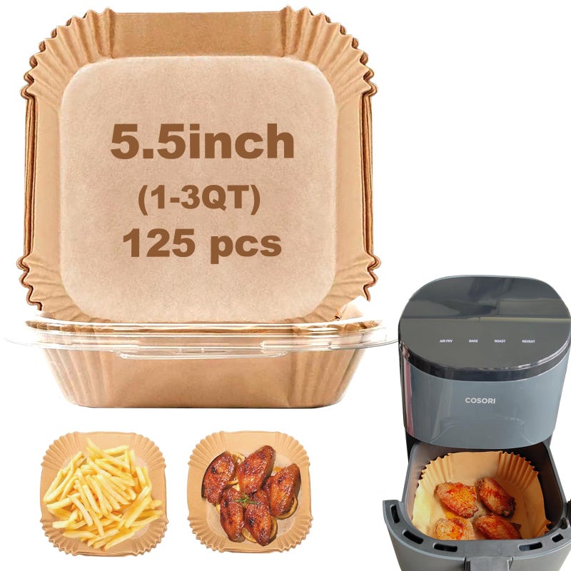 Small Air Fryer Liners for Cosori 21qt Air Fryer Mini Air Fryer Liners Disposable 2 21 26 3QT 55 Inch Air Fryer Liners