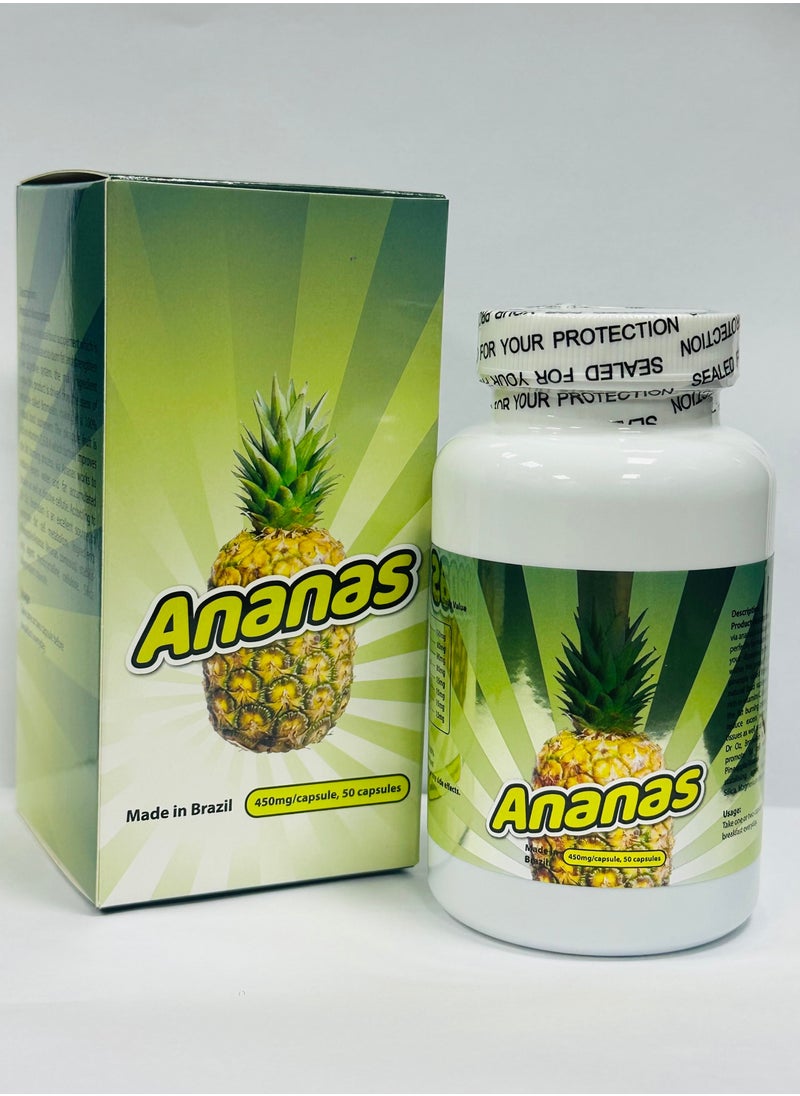 Ananas ANANAS-450MG-50 CAPSULES  - Image 1