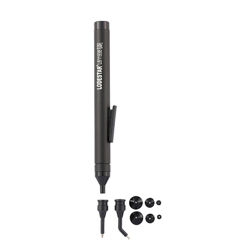Suction Pen: 13cm 20g High Quality Metal & Plastic Construction - Compact Design for Precise Control, Includes 1 Pen 2 Suction Tips 6 Suckers for Electronic Component Handling - Image 5