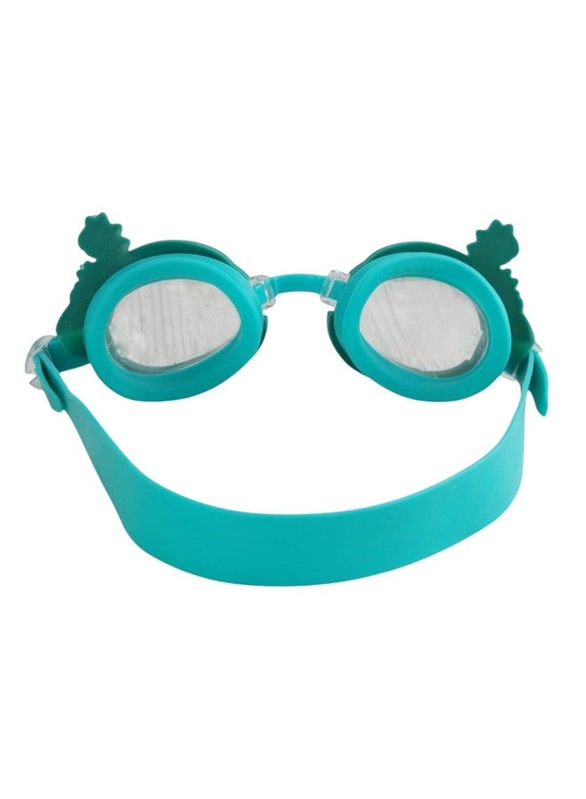 Yellow Bee Charming Dino-Themed 3D Swimming Goggles with Fun Spike Design for Boys, Green - Image 5