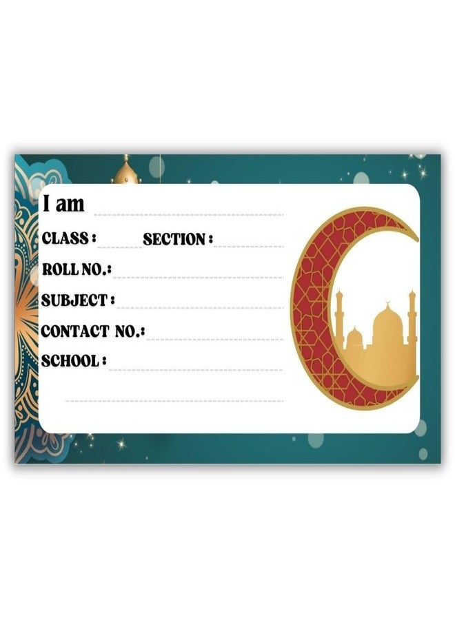 AanyaCentric 36 Pieces Name Sticker for Kid | 4 x 2 inch | Self Fill in Sticky Labels for Book Register Copy - Image 4