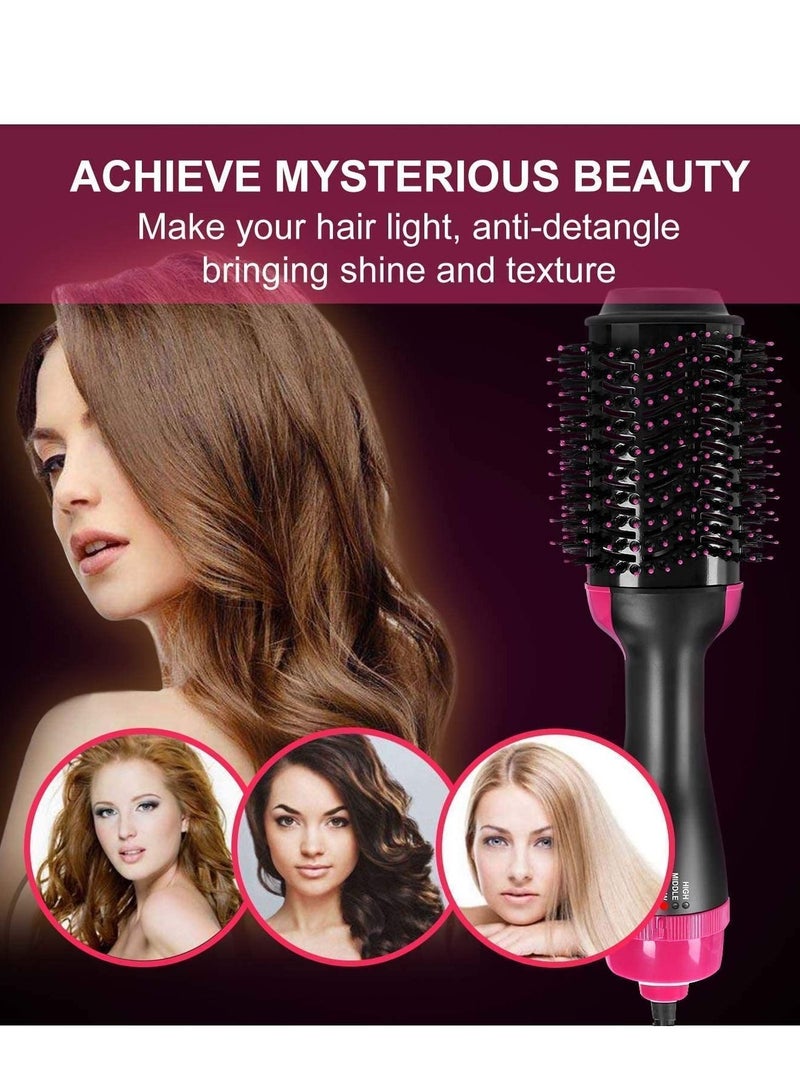 One Step Hair Dryer and Volumizer, M Meraif 3 in 1 Hot Air Brush Hair Dryer Brush Anti-scald Negative Ion Hair Straightener Brush Comb Curler Styler for All Hair Types - Image 3