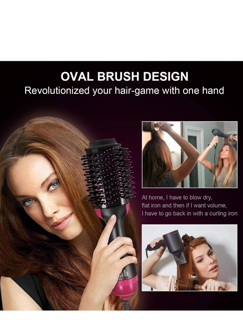 One Step Hair Dryer and Volumizer, M Meraif 3 in 1 Hot Air Brush Hair Dryer Brush Anti-scald Negative Ion Hair Straightener Brush Comb Curler Styler for All Hair Types - Image 5